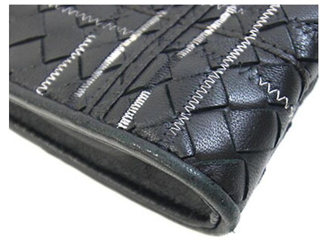 Bottega Veneta Pochette/Porte-documents en cuir noir - vue 5