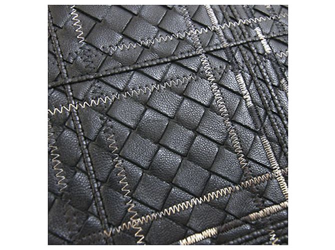 Bottega Veneta Pochette/Porte-documents en cuir noir - vue 6