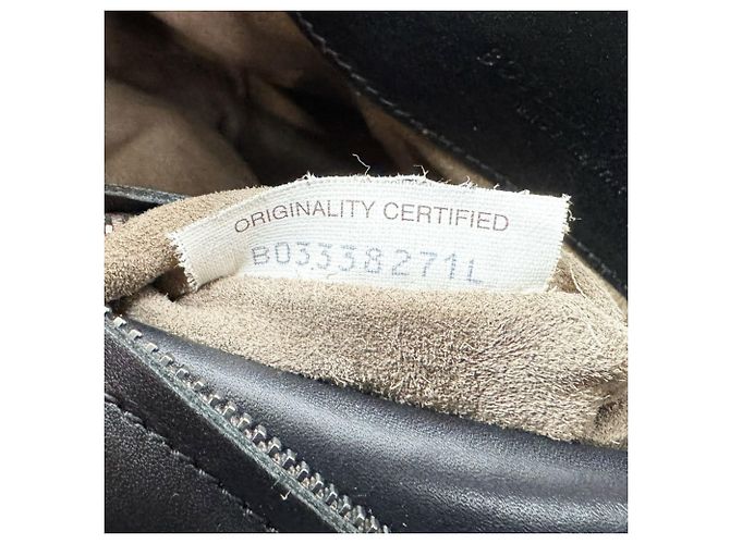Borsa a tracolla Bottega Veneta in pelle nera - vista 12