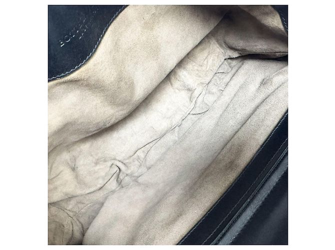 Borsa a tracolla Bottega Veneta in pelle nera - vista 5