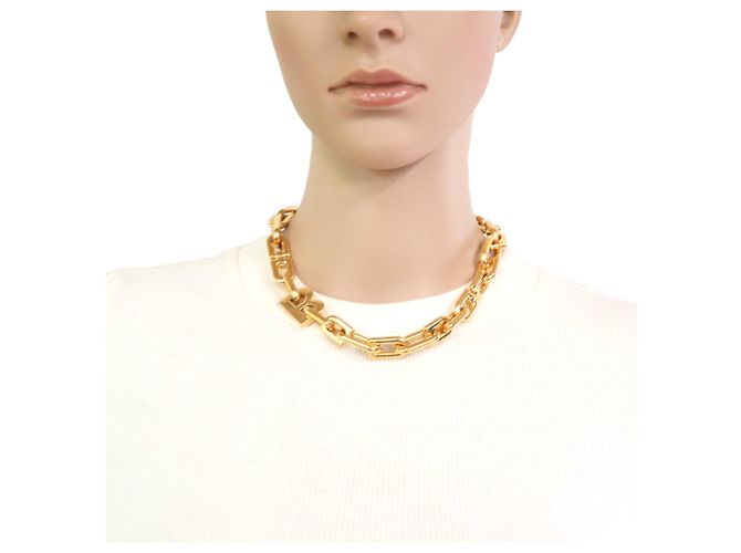 Collar de metal dorado Balenciaga - vista 7