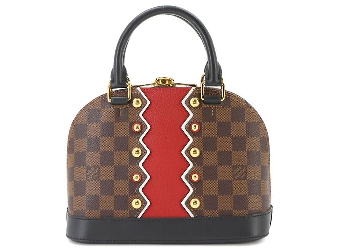 Borsa Louis Vuitton Alma BB Damier Karakoram - vista 2