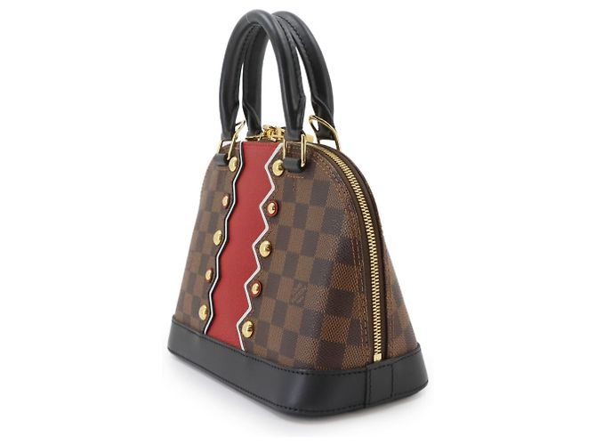 Borsa Louis Vuitton Alma BB Damier Karakoram - vista 3