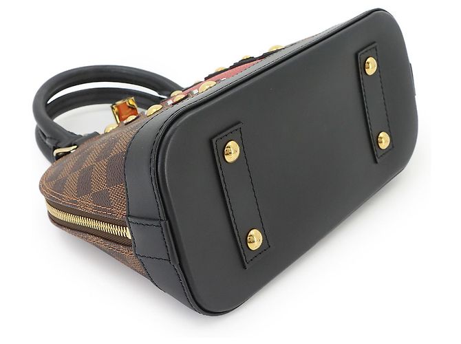 Borsa Louis Vuitton Alma BB Damier Karakoram - vista 4