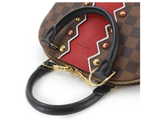 Borsa Louis Vuitton Alma BB Damier Karakoram - vista 5