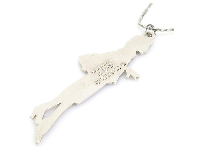 Collana Chanel Mademoiselle Metal Silver - vista 5