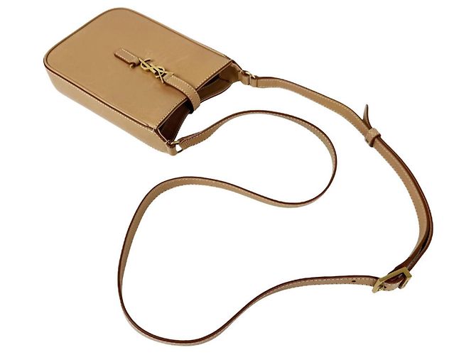 Autre Marque Saint Laurent Le 5 A 7 Mini Vertical Leather Shoulder Bag - vue 10
