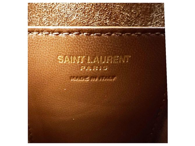 Autre Marque Saint Laurent Le 5 A 7 Mini Vertical Leather Shoulder Bag - vue 12