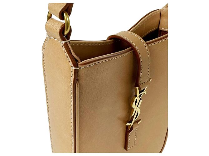 Autre Marque Saint Laurent Le 5 A 7 Mini Vertical Leather Shoulder Bag - vue 7