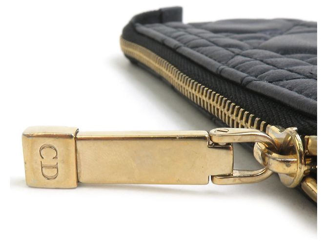 Monedero de piel negra Christian Dior - vista 7