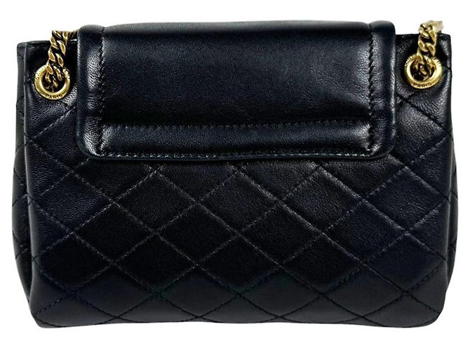 Autre Marque Bolsa de ombro Saint Laurent em couro preto - vista 3