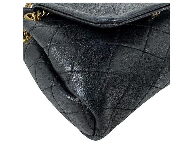Autre Marque Bolsa de ombro Saint Laurent em couro preto - vista 9