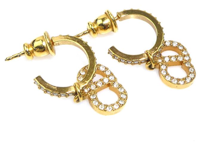 Orecchini a mezzo cerchio in oro Christian Dior - vista 5