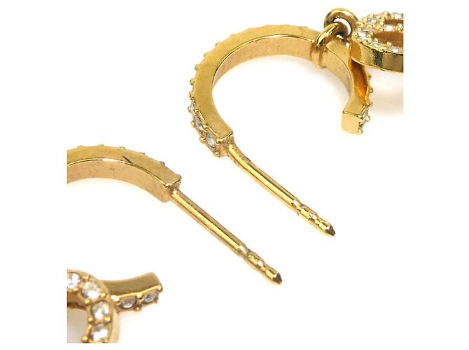 Orecchini a mezzo cerchio in oro Christian Dior - vista 6