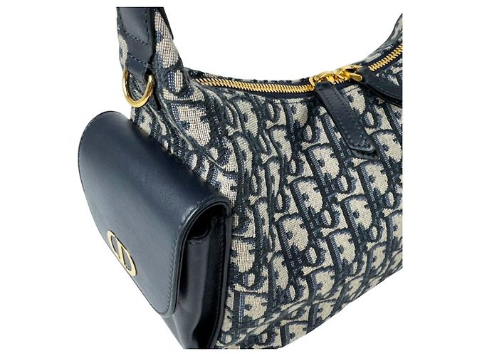 Borsa Christian Dior Navy - vista 7