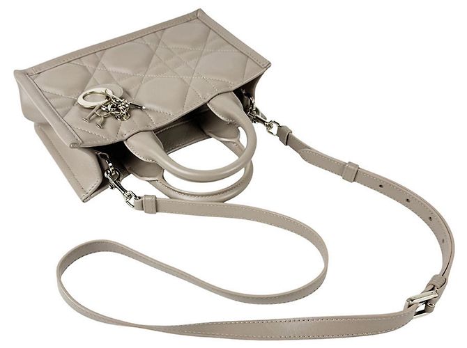 Mini borsa a mano in pelle Christian Dior - vista 11