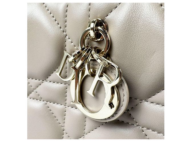 Mini borsa a mano in pelle Christian Dior - vista 12