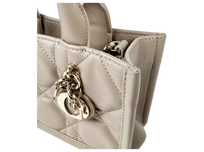 Mini borsa a mano in pelle Christian Dior - vista 6