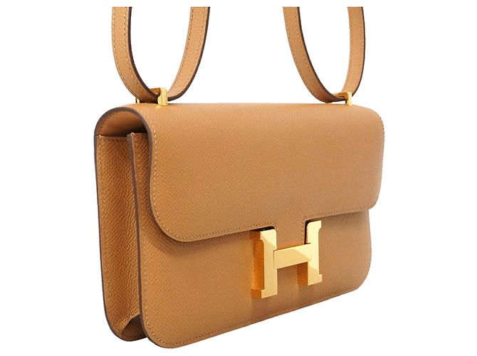 Hermès Bolsa de ombro Hermes Constance Elan em couro Epsom marrom - vista 2
