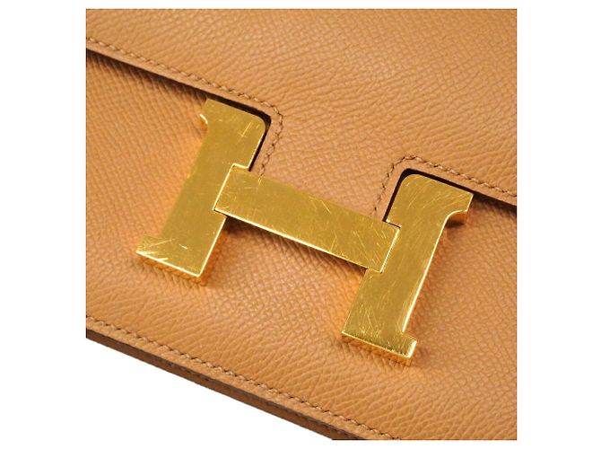 Hermès Bolsa de ombro Hermes Constance Elan em couro Epsom marrom - vista 6