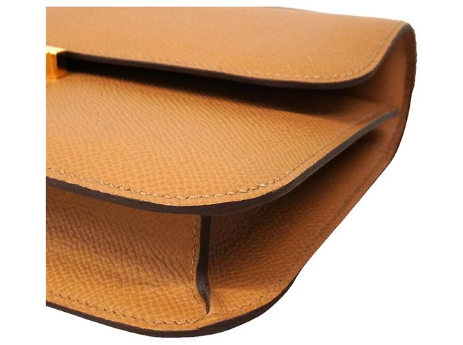 Hermès Bolsa de ombro Hermes Constance Elan em couro Epsom marrom - vista 7