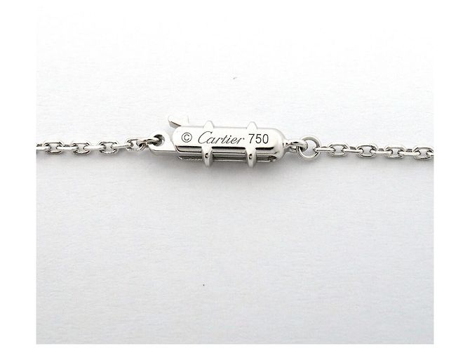 Collana Cartier C Heart in oro bianco 18K con diamante - vista 4