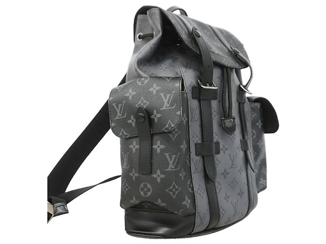 Mochila Louis Vuitton Monogram Eclipse Reverse Christopher PM - vista 2