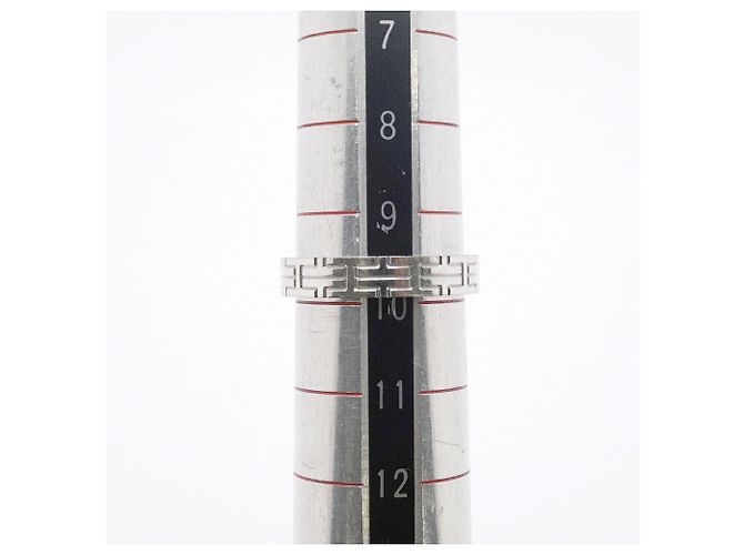 Ring Hermès Bague Kilim Hermes en or blanc 18K - vue 7