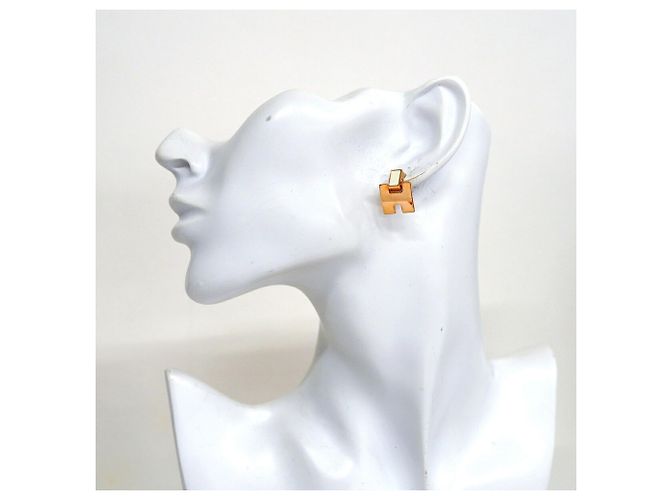 Hermès Hermes Eileen Ohrringe in Roségold und Weiß - Ansicht 6