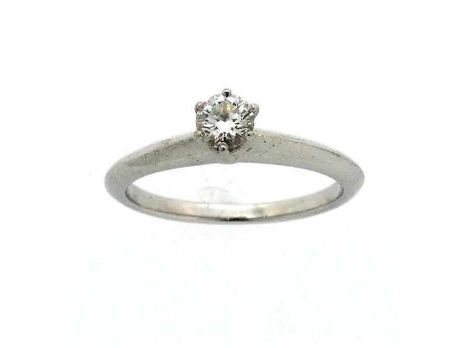 Autre Marque Tiffany & Co. Solitär-Diamantband Ring - Ansicht 2