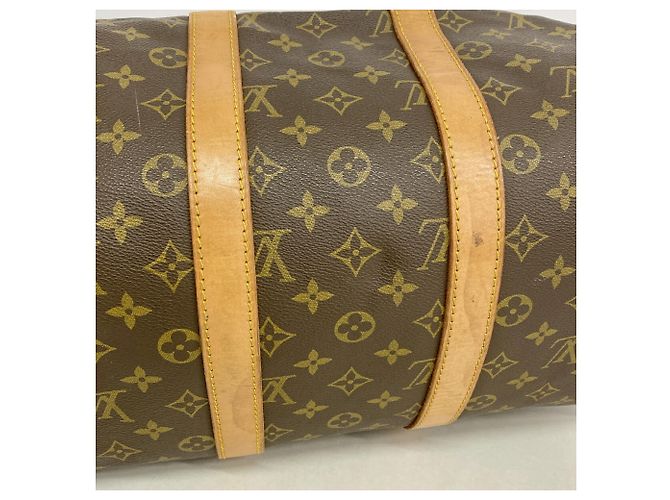 Louis Vuitton Brown Boston Monogram Keepall 45 - vista 12