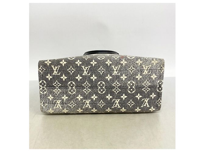 Borsa Tote Louis Vuitton Monogram Jacquard Denim OnTheGo MM - vista 3