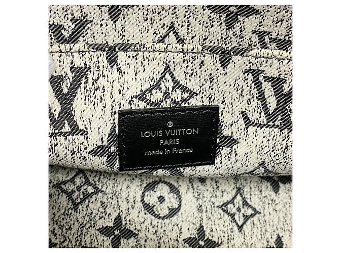 Borsa Tote Louis Vuitton Monogram Jacquard Denim OnTheGo MM - vista 5