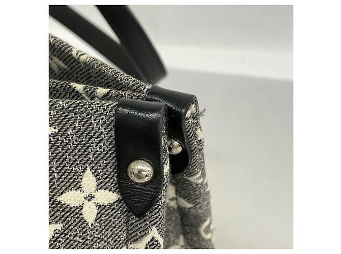 Borsa Tote Louis Vuitton Monogram Jacquard Denim OnTheGo MM - vista 6