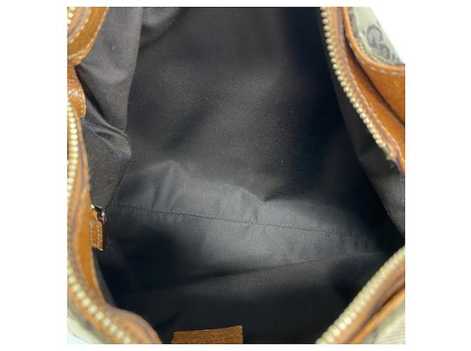 Borsa a tracolla Gucci in tela GG marrone - vista 4