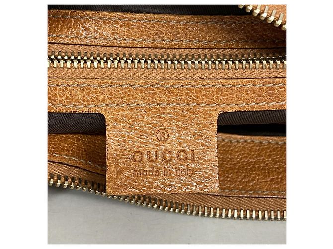 Borsa a tracolla Gucci in tela GG marrone - vista 5