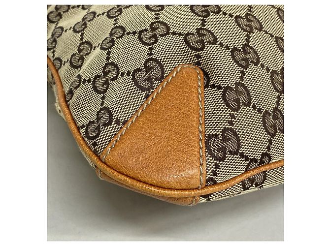 Borsa a tracolla Gucci in tela GG marrone - vista 6