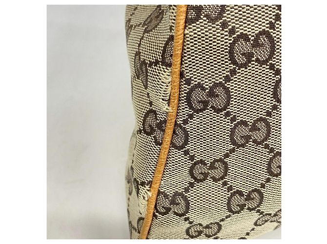 Borsa a tracolla Gucci in tela GG marrone - vista 7