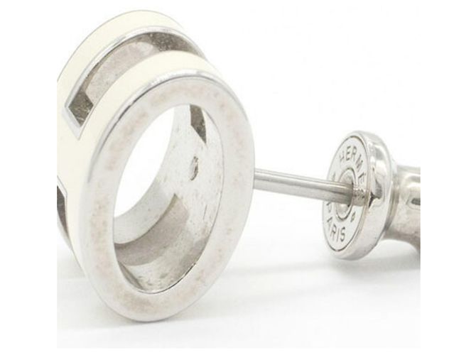 Hermès Boucle d'oreille unique Hermes Pop H - vue 2