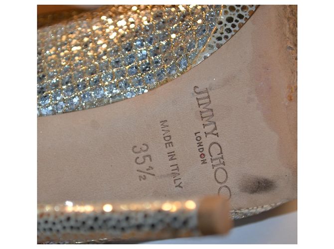 Jimmy Choo Luna Glitter Pumps mit spitzer Kappe - Ansicht 6