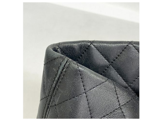 Borsa Tote Chanel Cambon in pelle di agnello - vista 7