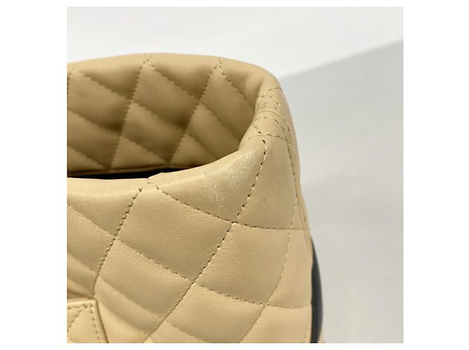 Saco Tote Chanel Cambon em Pele de Cordeiro - vista 7