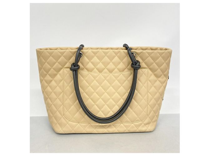 Saco Tote Chanel Cambon em Pele de Cordeiro - vista 9
