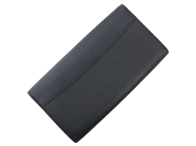 Capucines Louis Vuitton Black Taurillon Leather Bi-fold Long Wallet - view 2