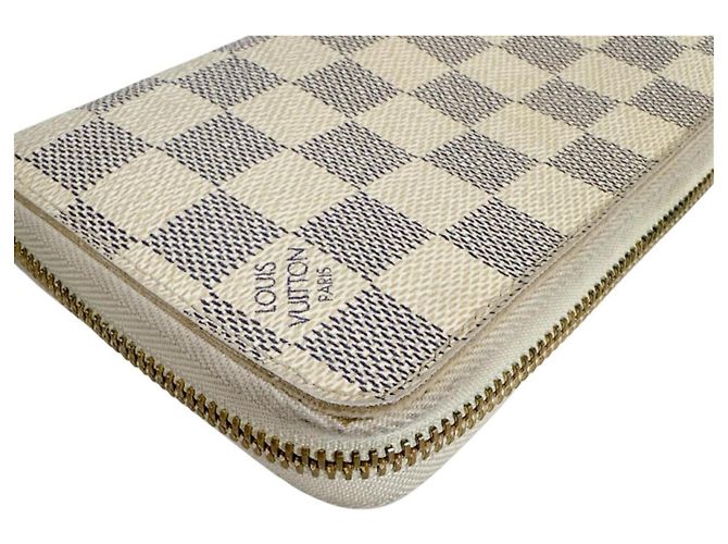 Louis Vuitton Zippy Wallet in Damier Azur Canvas - view 6