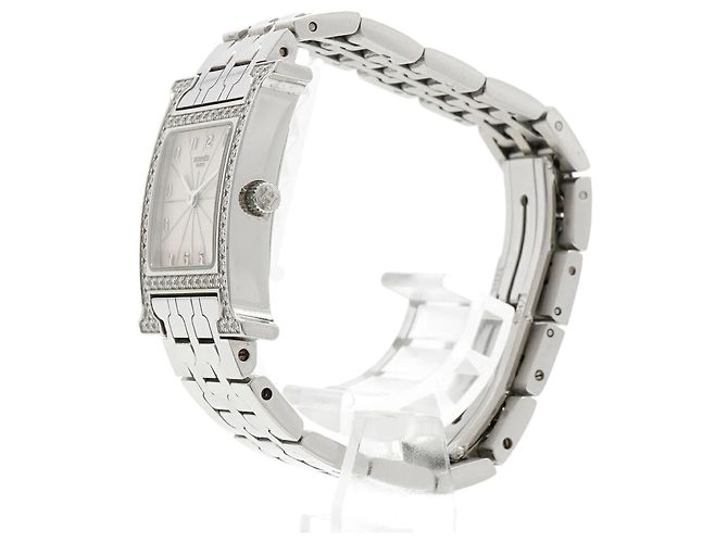 Hermès Orologio da donna Hermes H-Watch Lunetta Diamanti HH1.230 Quadrante Argento - vista 2