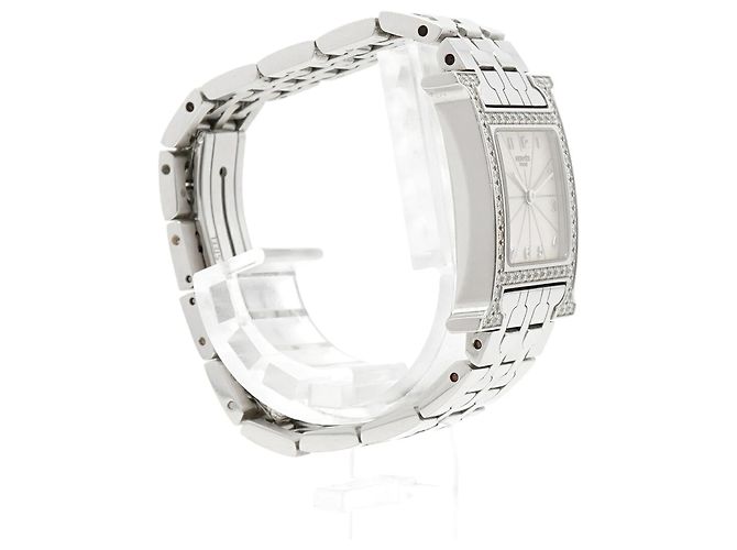 Hermès Orologio da donna Hermes H-Watch Lunetta Diamanti HH1.230 Quadrante Argento - vista 3