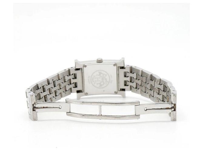 Hermès Orologio da donna Hermes H-Watch Lunetta Diamanti HH1.230 Quadrante Argento - vista 4
