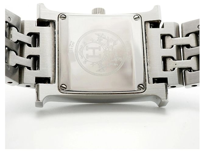 Hermès Orologio da donna Hermes H-Watch Lunetta Diamanti HH1.230 Quadrante Argento - vista 5