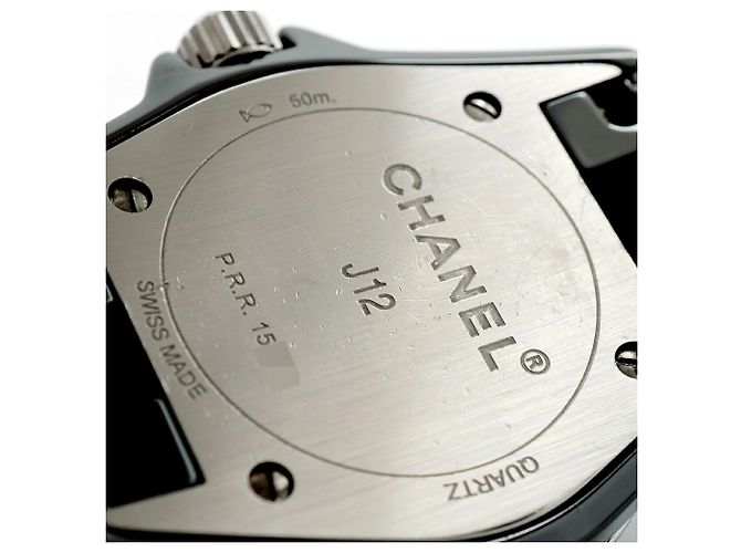 Reloj para mujer Chanel J12 Intense Black H4196 Dial - vista 8